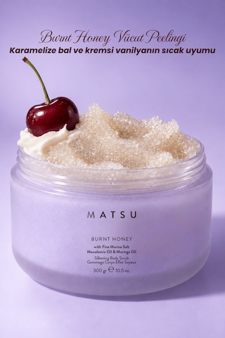 Burnt Honey Yumuşatıcı Bal & Vanilya Vücut Peelingi 300 Gr