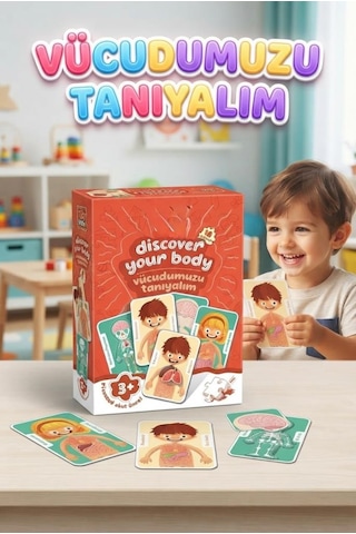 Vücudumuzu Tanıyalım Eğlenceli Ve Eğitici Vücut Anatomisi Eğitim Seti
