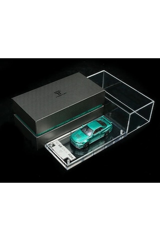 Timetop 1/64 Green Carbon Nissan R34 Karbon Yeşil Pleksi Limitli