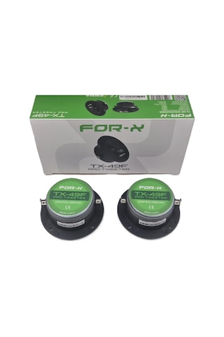 For-x Dome Tweeter 10cm - Pro 200w 100 Rms Tiz - For-x Tx-49f 10cm Dome Tweeter