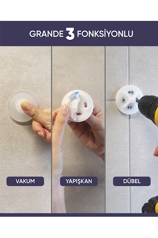 Okyanus Home Grande Kağıt Havluluk 3 Fonksiyonlu - Ister Vakumla. Çok Renkli