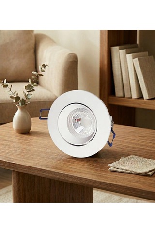 Cata Ct 5256 Beyaz Kasa Led Spot 8w 6400k Beyaz Işık Diğer