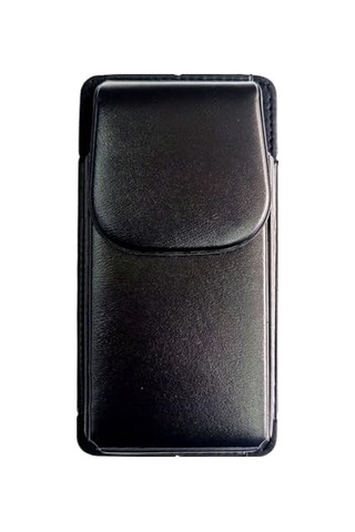 Takılan Lüks Deri Telefon Kılıfı Mıknatıslı 17x8 Cm Siyah Diğer