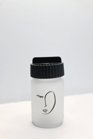 Desenli Buzlu Tuzluk Biberlik 105cc Beyaz