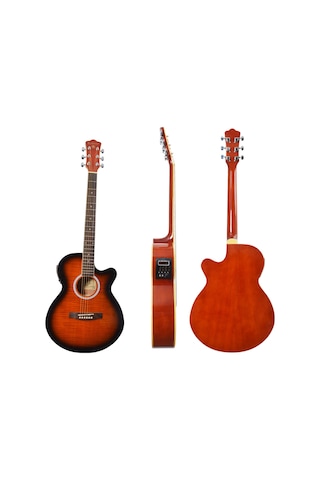 Extreme Xac45eq4bs Sahne Gitarı Sunburst Geleneksel Renk Modern Özellikler