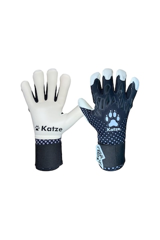 Katze Eagle Kaleci Eldiveni Siyah Beyaz Siyah - Beyaz