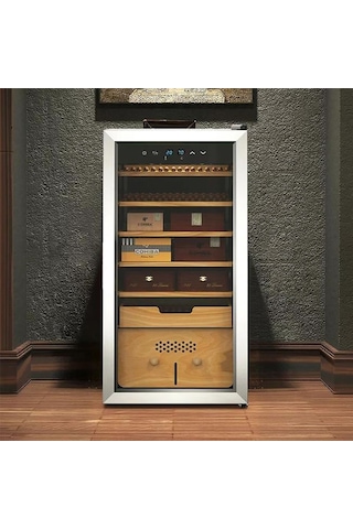 Berfmann Bfc486-sg Cedro Humidor 486 Puro Kapasiteli Elektronik Puro Dolabı