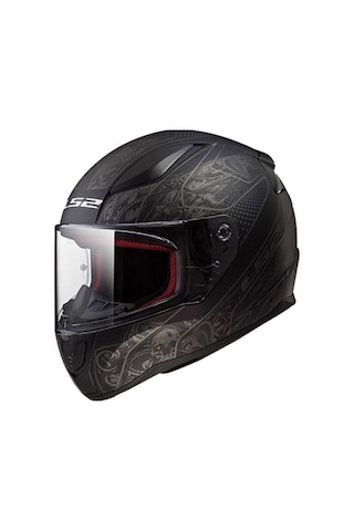 Ls2 Rapıd Crypt Mat Siyah Full Face Motosiklet Kaskı