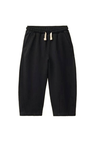 Poala Kids Siyah Barrel Jogger Pantolon