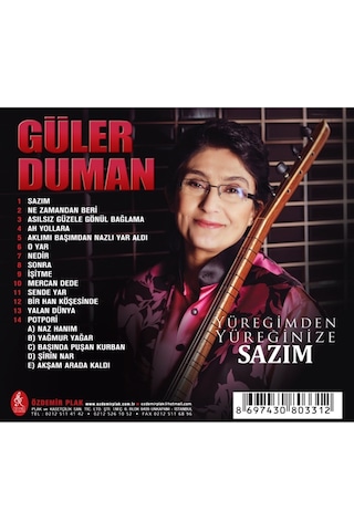 Güler Duman - Yüreğimden Yüreğinize / Sazım (Cd)