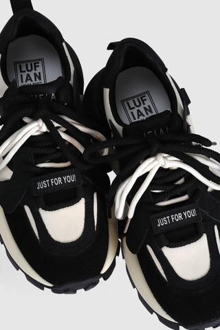 Lufian Yoko 121230049 Kadın Sneaker Ayakkabı Siyah 36-40 Siyah