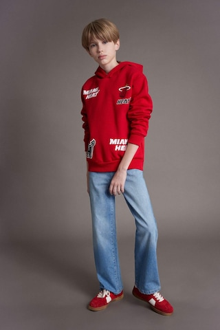 DeFacto Erkek Çocuk NBA Miami Heat Kapüşonlu Sweatshirt D8002A824WNRD70