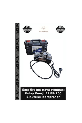 Özel Üretim Hava Pompası Kolay Enerji Epmp-200 Elektrikli Kompresör