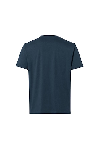 Vaude Cyclist V Bisiklet Yaka Erkek T-shirt 42125 Dark Sea/blue