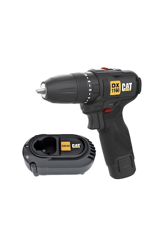 Cat Dx1160.1 12volt/2.0ah Li-ion Tek Akülü Kömürsüz Profesyonel Şarjlı Darbeli Matkap