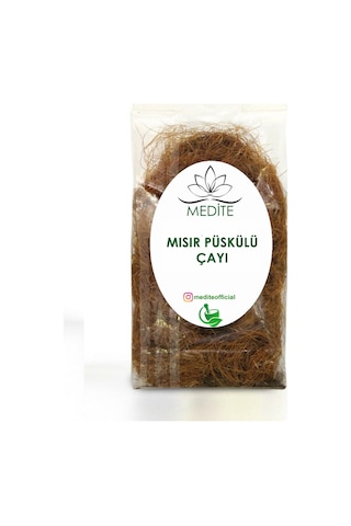 Medite Organik Ürünler Mısır Püskülü Çayı 100gr Medite Organik Ürünler Mısır Püskülü Çayı 100gr