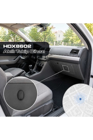 Posıtıoner Hdx8602 Find My Uyumlu Akıllı Takip Cihazı Anahtarlık Tipi - Siyah