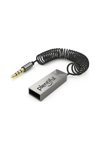 Plentiful Bluetooth Adaptör Araba Ve Araç Usb Ve 3.5mm Aux