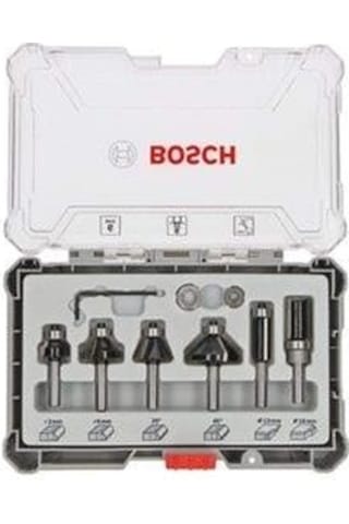 Bosch Freze Seti 6 Parça Karışık 8 MM (Pro) - 2607017469