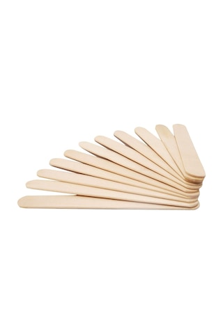 Abeslang Tahta Dil Çubuğu Basacağı Ağda Spatulası 100'lü