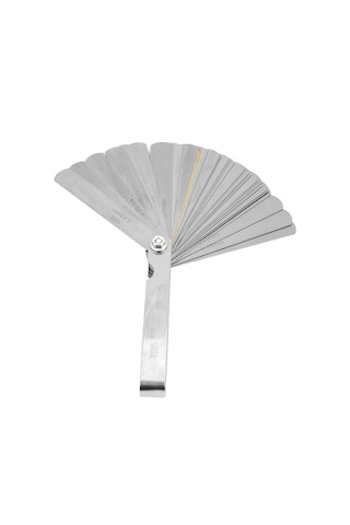 Konesam Stahl Gaps Messer 32 Blatt 0.04-0.88mm, Doppelt Skaliert Metrik/ımperial , Präzise Spaltmessung, Tragbar