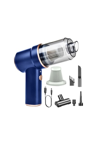 Suntek Araç Mavisi Için El Süpürgesi Akülü 7x6inç Toz Mavi Mavi