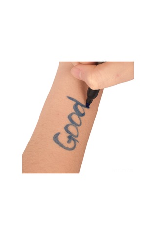 Teltree 12 Renkli Su Geçirmez Dövme Kalemi - Hızlı Kuruyan Cilt Tasarımı İçin