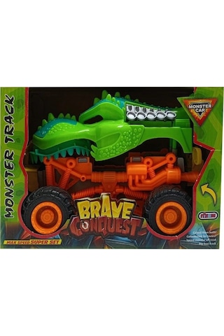 22 Cm Monster Araba 6545 Yeşil