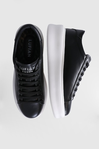 Lufian 121230109 Grace Unisex Hakiki Deri Sneaker Ayakkabı Siyah