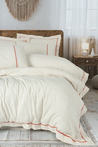 Cotton Box 1571/1-cb Inborn Ck Nevresım Takımı Banded Turuncu Turuncu