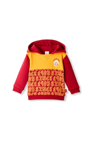 Gsstore Galatasaray Bebek Hoodie B252034 Sarı - Kırmızı