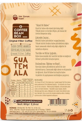 Altın Telve Guatemala Filtre Kahve 10 x 80 G