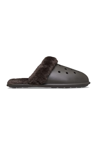 Crocs Classic Fuzz Scuff Terlik Kahverengi