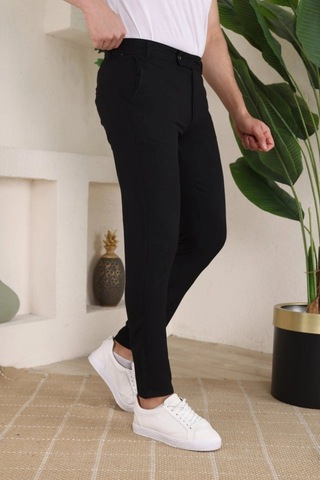 Butik İstanbul Erkek Slim Fit Dilli Kumaş Pantolon Lacivert