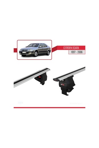 Citroen Xsara 1997-2006 Arası İle Uyumlu Ace-4 Ara Atkı Tavan Barı Gri