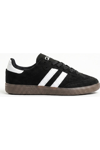 V.S.H Velvet Kadın Siyah Süet Kadın Retro Spor Ayakkabı Te02-2442