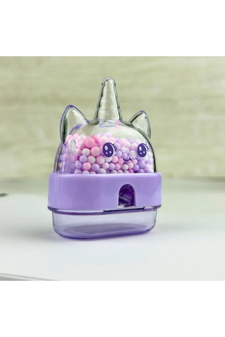 Sevimli Unicorn Boncuklu Mikro Kırtasiye Hazneli Kalemtıraş Okul Ve Kırtasiye Alışverişi
