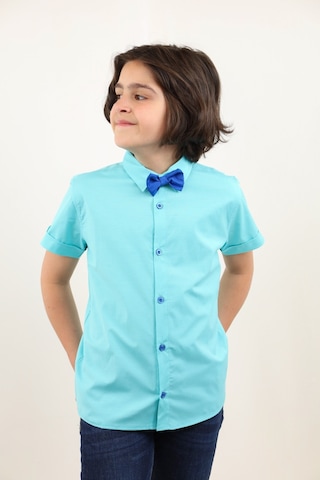 Toontoy Kids Toontoy Erkek Çocuk Gömlek Mint Yeşili