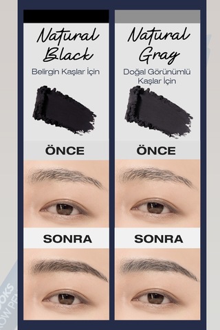 Dashu Mens Good Looks Eyebrow Gray Natural Gray