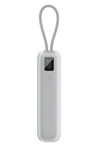 Ttec Recharger Pro Lcd 20.000mah Pd 45w Usb-c Makaralı Kablolu Taşınabilir Hızlı Şarj Aleti / Powerbank 2bb277 Gümüş