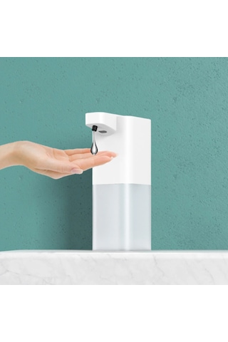 Otomatik Köpük Sabunluk Usb Şarjlı Temassız Dispenser 1 Beyaz