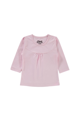 Civil Baby Kız Bebek Penye Sweatshirt 6-18 Ay Pembe 9158701927ss-17 Pembe