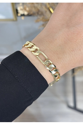 Xp Gold Marka Model Bileklik 21 Cm Altın