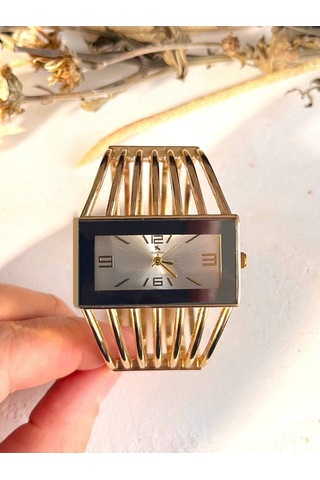 Kadın Kol Saati Kelepçe Model Gold-altın - 597752104 Altın