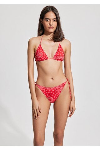 Mavi - Kırmızı Bikini Üstü 1912596-32317 Kırmızı