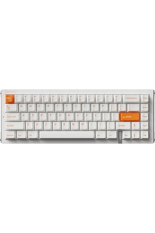 Real67 Sodium-white %65 Ttc Tai E Manyetik Switch 8k He Hotswap Rgb İngilizce Mekanik Gaming Klavye