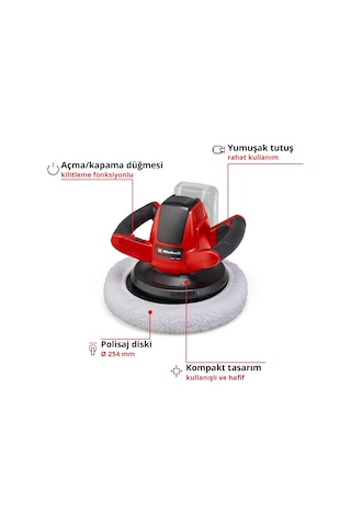 Einhell Akülü Polisaj Makinesi Ce-cb 18/254 Li-solo 2093301