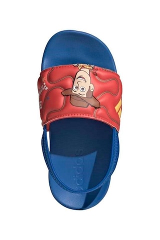 Adidas Adılette Estrap Woody Çocuk Terliği Jq4388 Kırmızı - Mavi