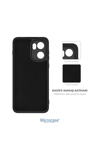 Microcase Oneplus 15r / Ace 6 İle Uyumlu Campro Serisi Kamera Korumalı Silikon Kılıf - Al3427 Siyah