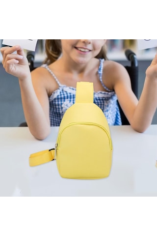 Suntek Çocuklar Için Çapraz Askılı Çanta Sevimli Hediye Sarı